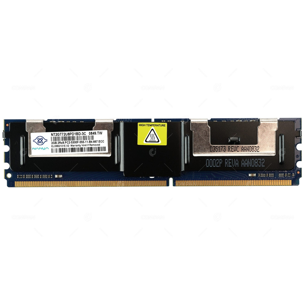 NT2GT72U8PD1BD-3C NANYA MEMORY 2GB 2RX8 PC2 5300F DDR2 -